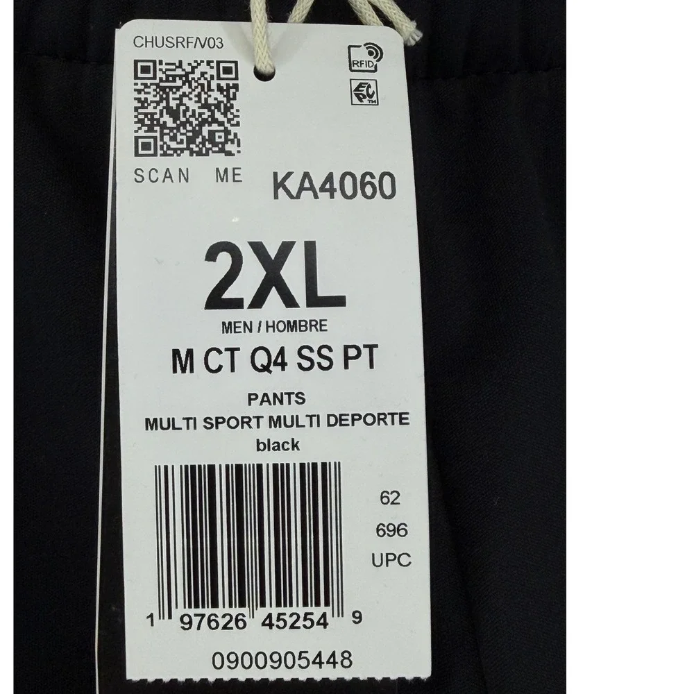 Adidas ClimaWarm Mens 2XL Black Training Pants KA4060 Multi Sport Joggers NEW